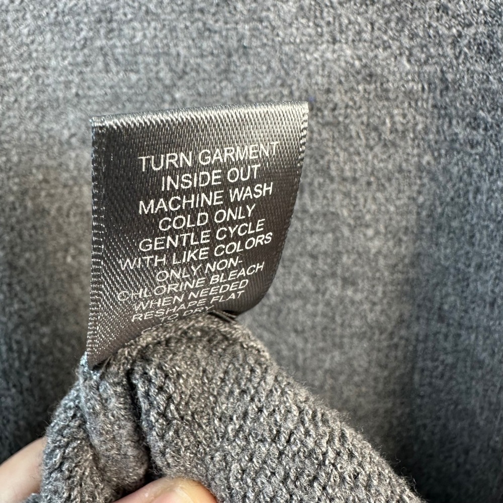 Marled Womens Gray Crew Neck Long Sleeve Knit Pullover‎ Sweater size Medium - Picture 6 of 6